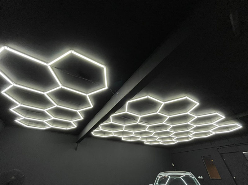 hexagon garage lighting 2
