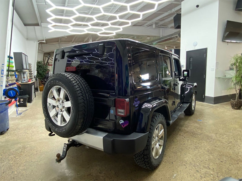 hexagon garage lighting