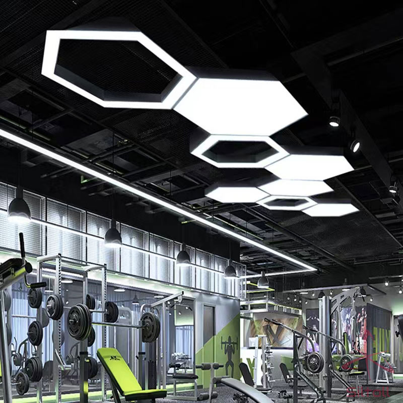 hexagon home office lighting 1