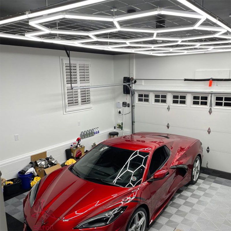 Hexagon Garage Ceiling Light: Setting the Standard for Garage Lighting 9 LED hexagon garage lighting