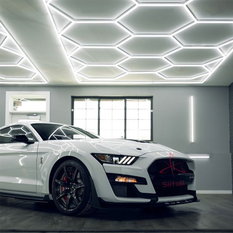Hexagon Garage Ceiling Light: Setting the Standard for Garage Lighting 7 hexagon LED garage ceiling light