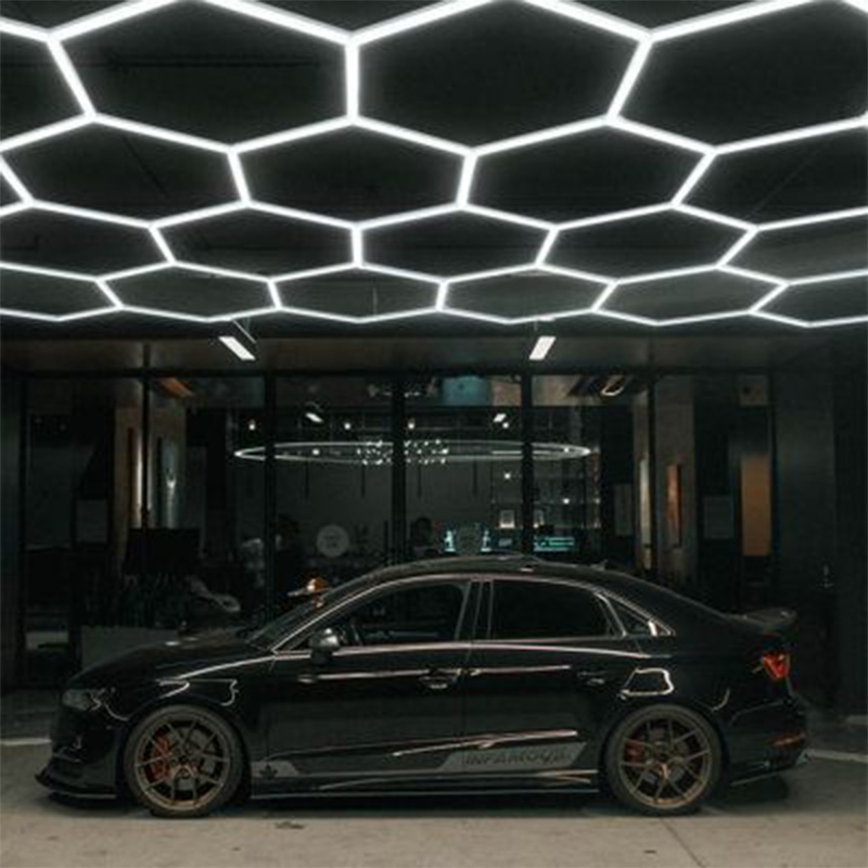 Hexagon Car Detailing Studio Lighting Guide: Detailing with Style? 9 LED auto detailing light