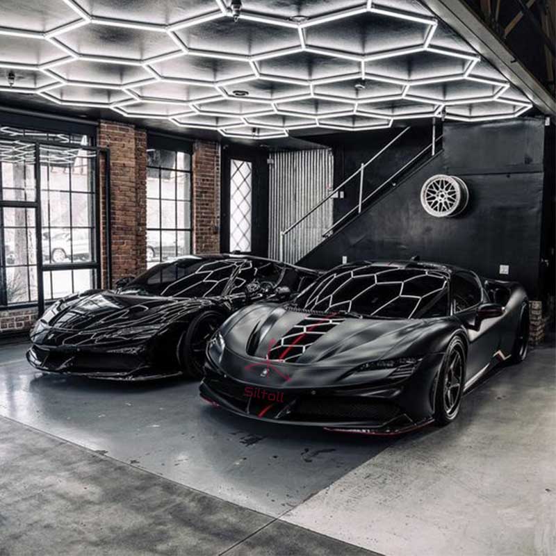 Hexagon Lights for Garage: Efficiency Meets Elegance 7 hexagon light garage 1