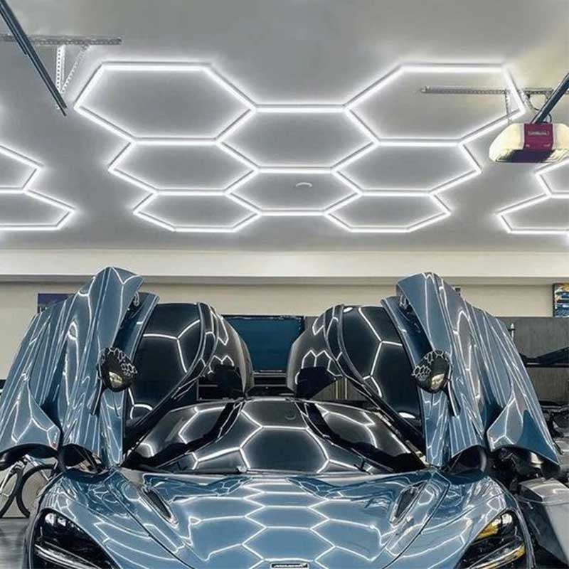 Hexagonal LED Lights Garage: The Ultimate Lighting Upgrade For Homes 7 LED garage lights hexagon 1