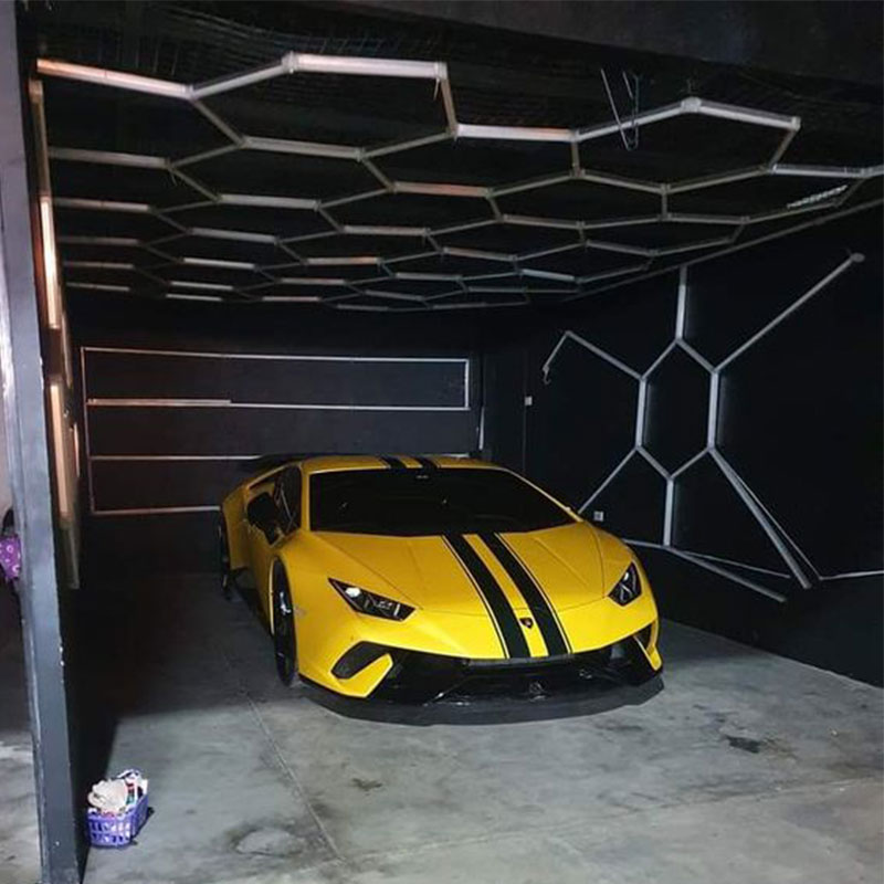 Garage Light Hexagon: Illuminating Your Space with Style 9 hexagon LED garage light