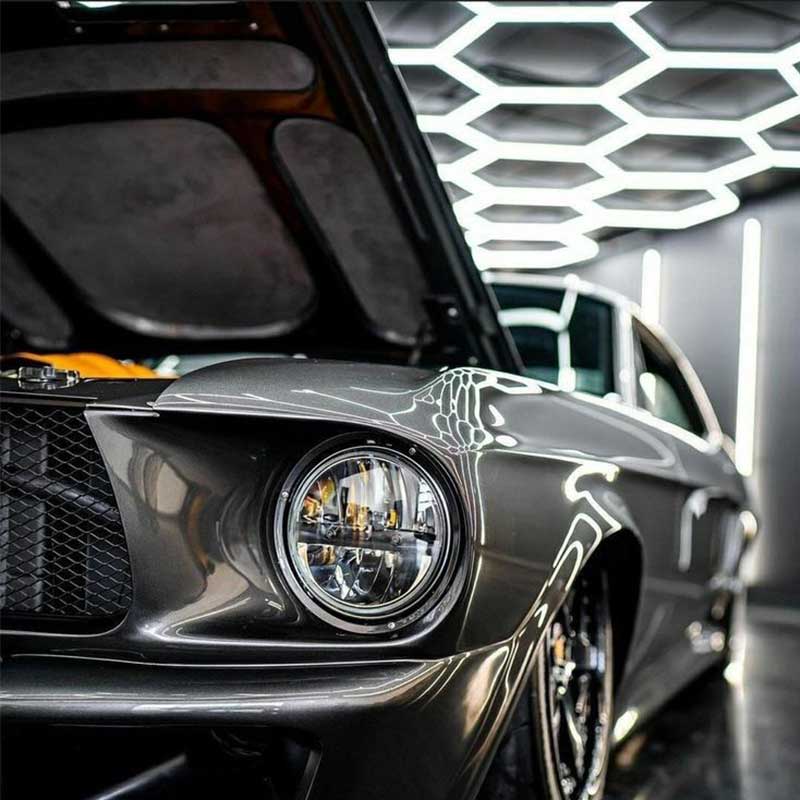 Garage Light Hexagon: Illuminating Your Space with Style 8 hexagon garage LED lights