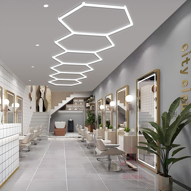 hexagon shop for lighting fixtures 2