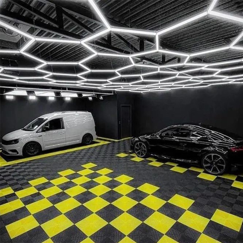 Hexagon High Bay LED Shop Lights Magic: Brighten Your Shop 9 hexagon shop lighting LED