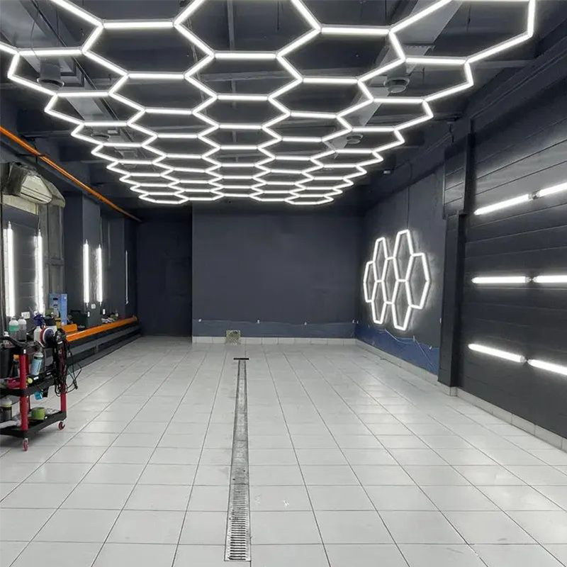 hexagon shop lighting
