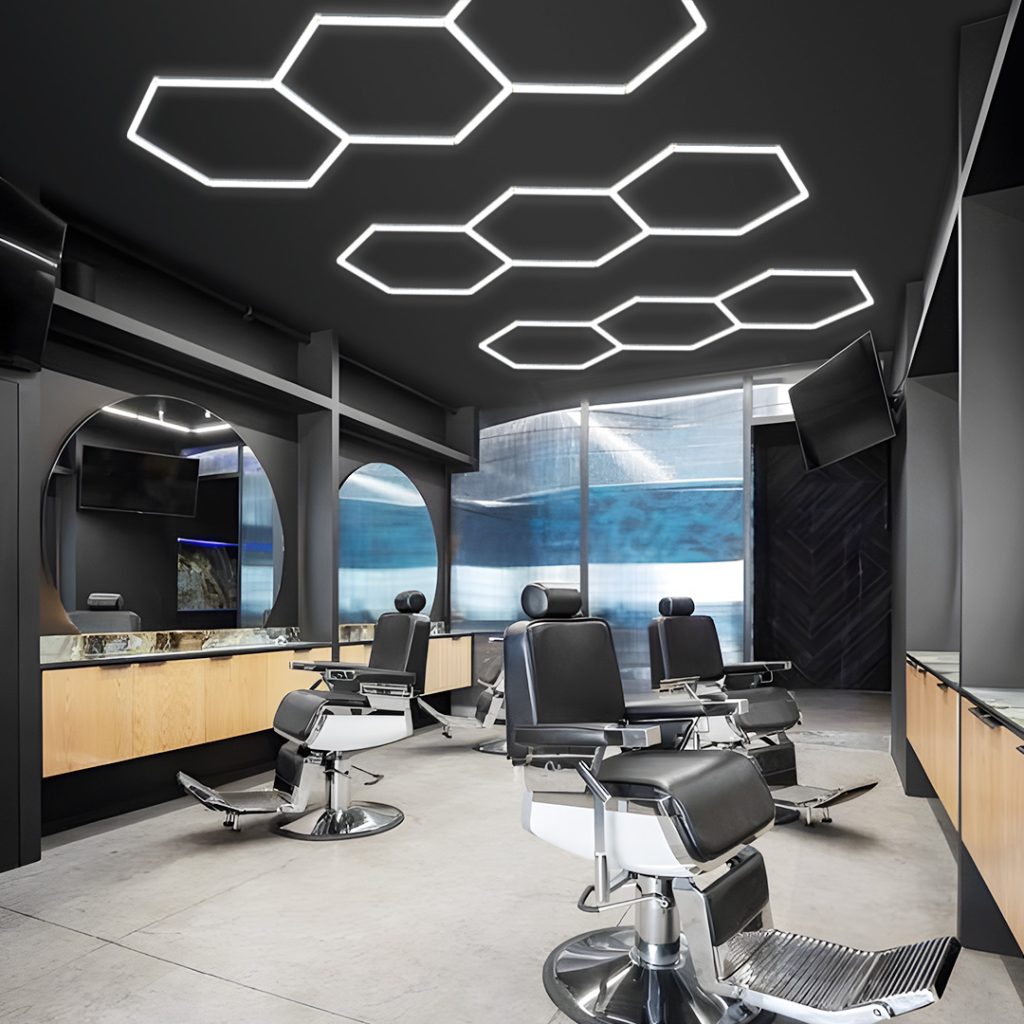 hexagon shop lights LED 6