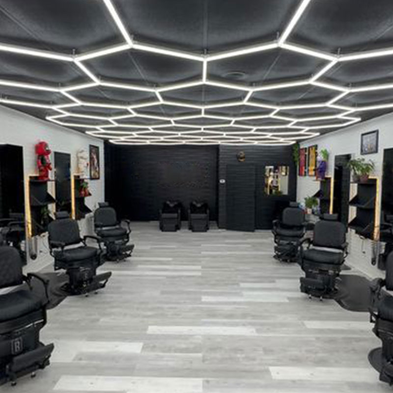 hexagon shop lights LED 9