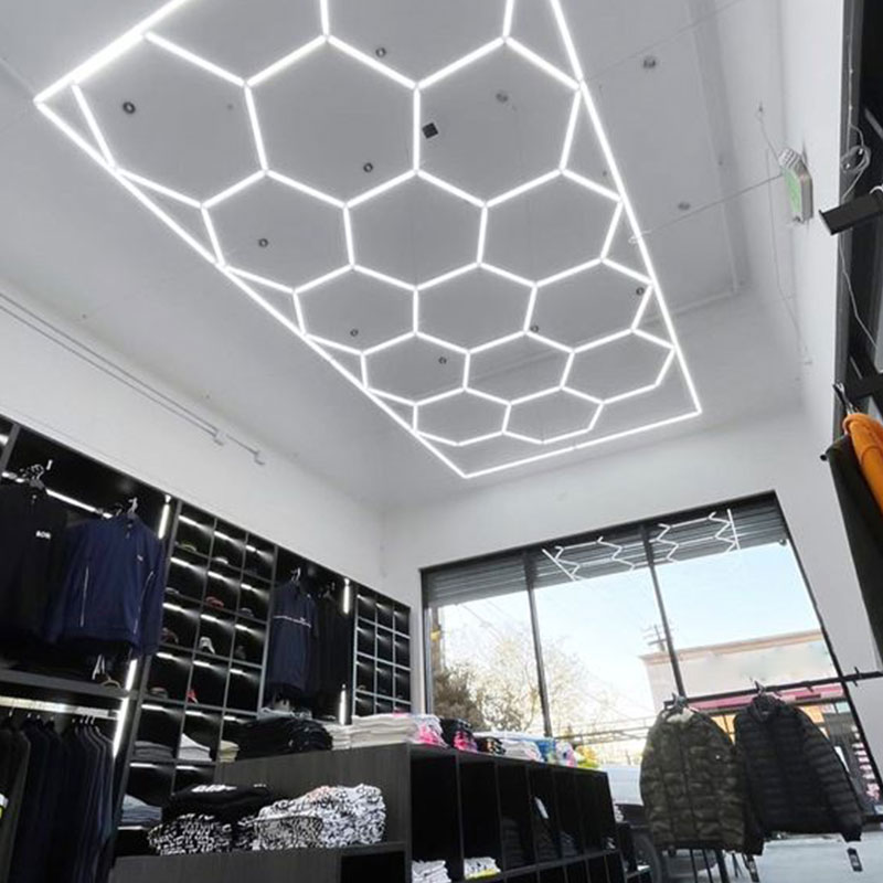 hexagon shop work light