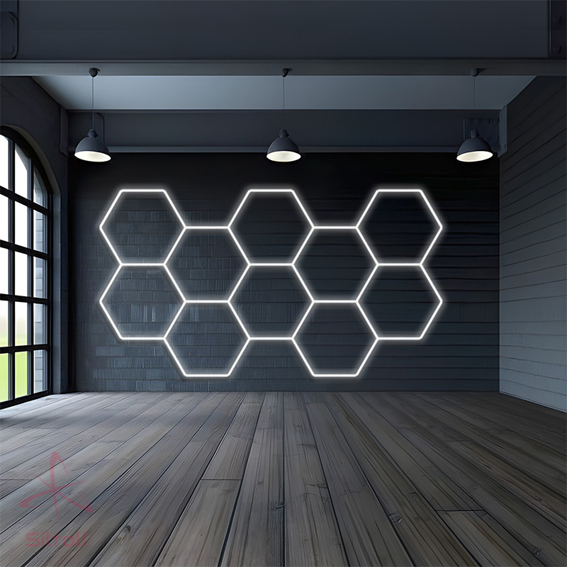 hexagon studio led lighting