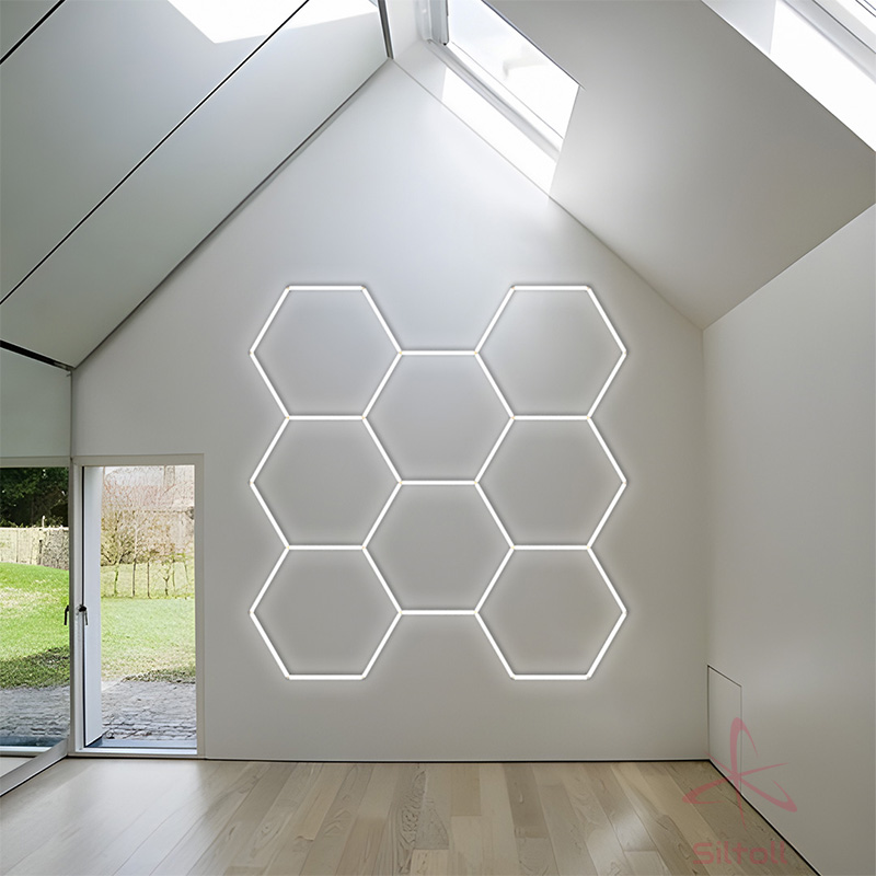 What's the best lighting recording studio? 7 hexagon LED studio lights