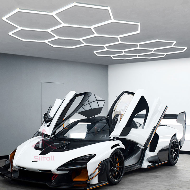 hexagon lights garage