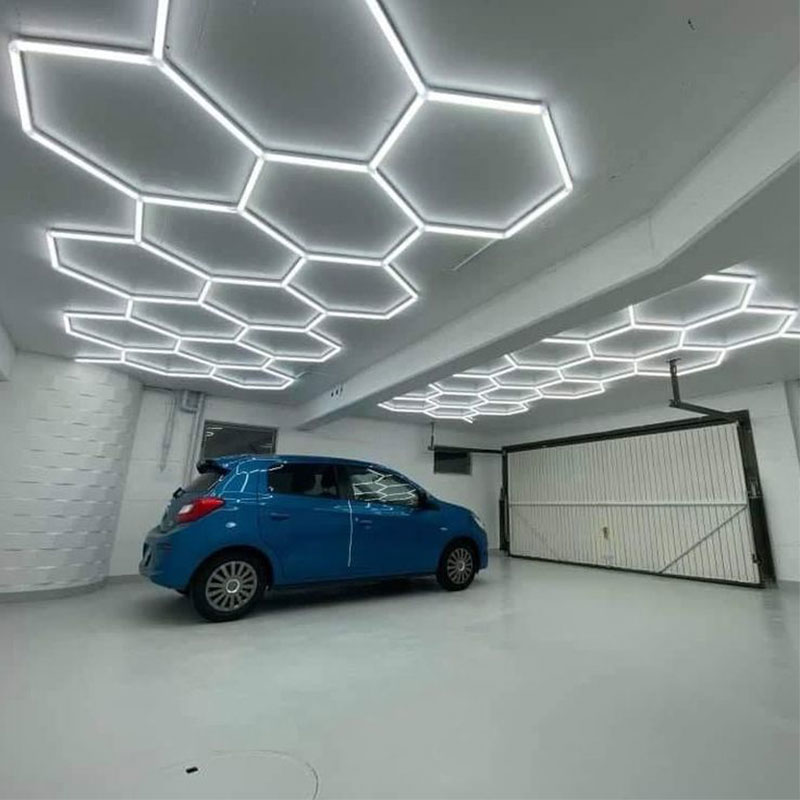 Unpacking the Hype: A Critical Look at the Pros and Cons of Hexagon Garage LED Lights 8 hexagon garage lights 1