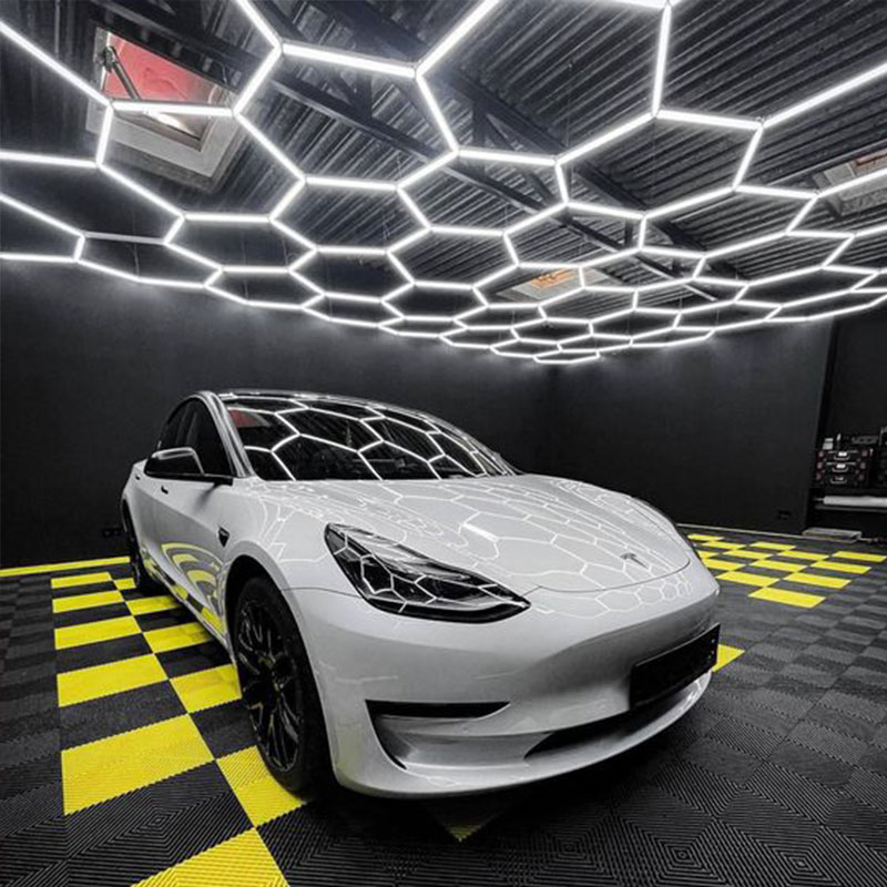 Unlocking the Secrets of Lumen Distribution with Hexagon Lighting for Garage! 9 hexagon garage lights 2