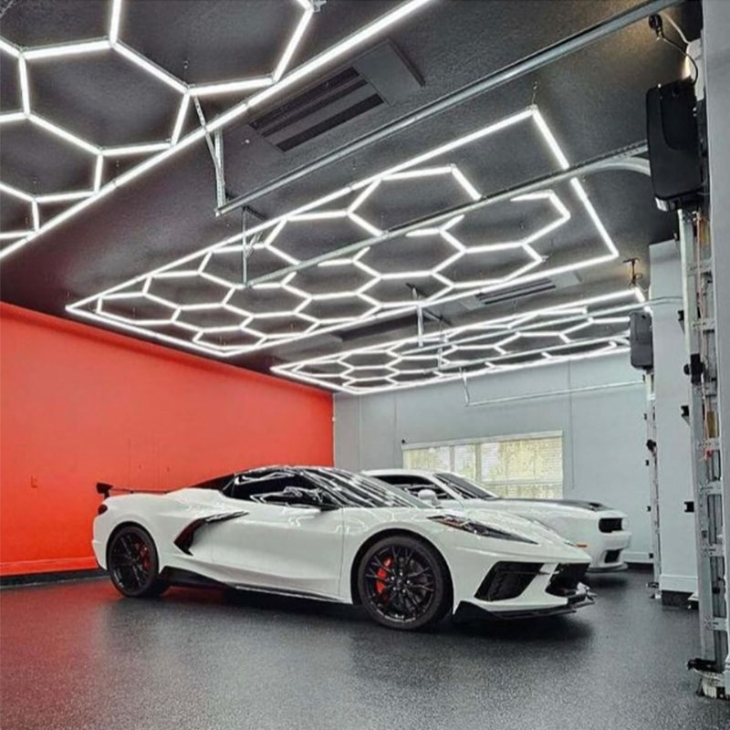 What Makes Hexagonal Garage Lighting a Must-Have for Every Garage? 8 hexagon garage LED lights