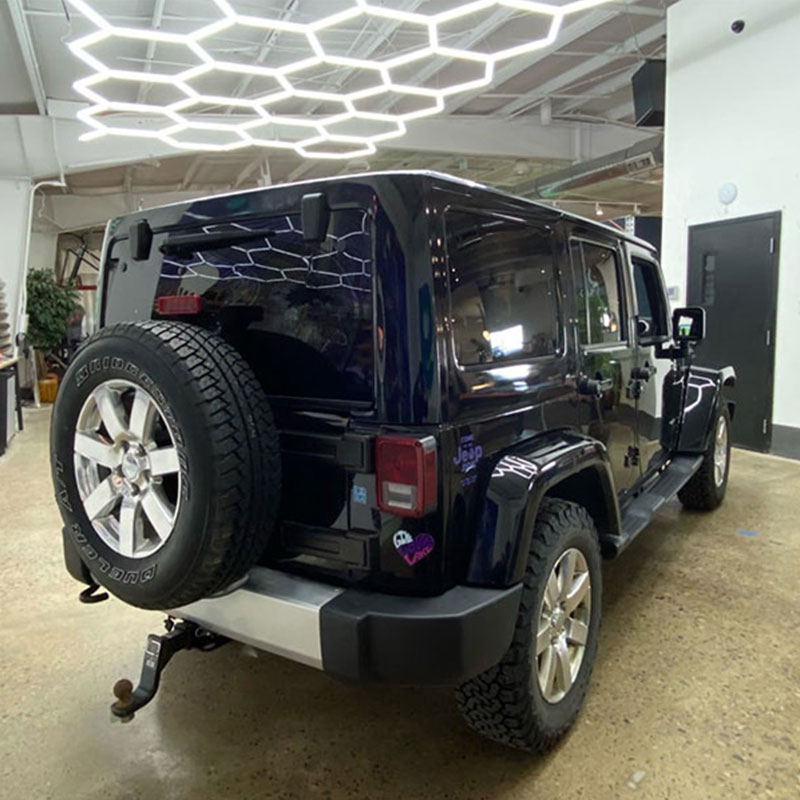 Are Hexagon Garage Ceiling Lights the Best Answer for Present-Day Garages? 9 hexagon led garage ceiling light