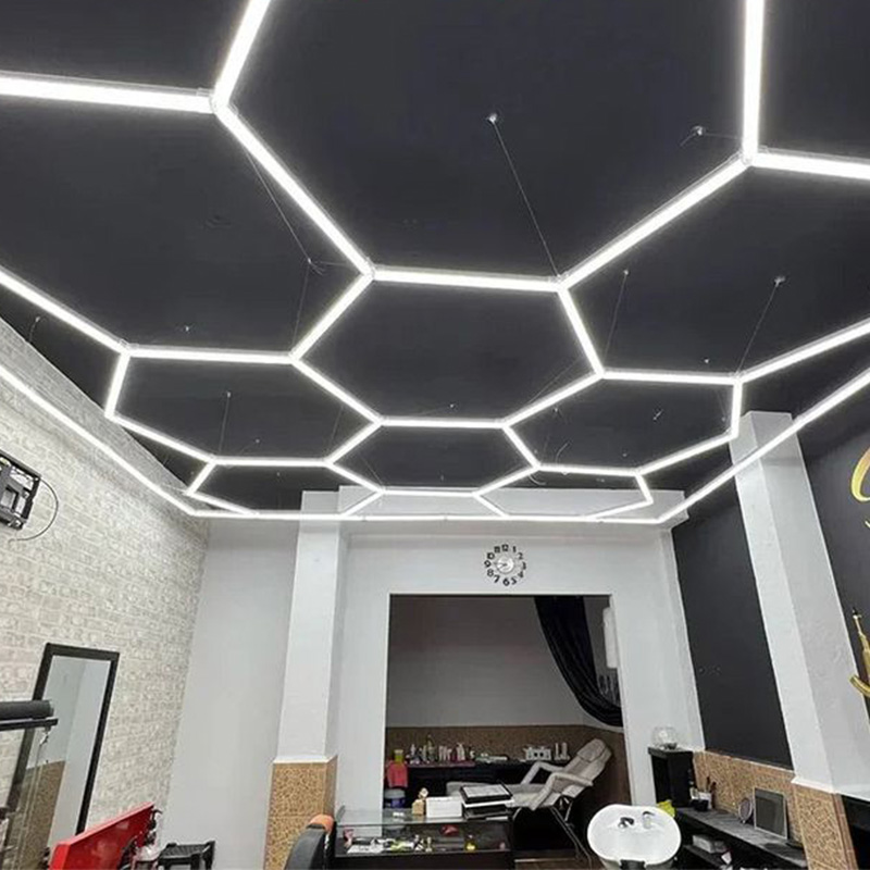 How to turn on hexagon lights? 7 hexagon LED light