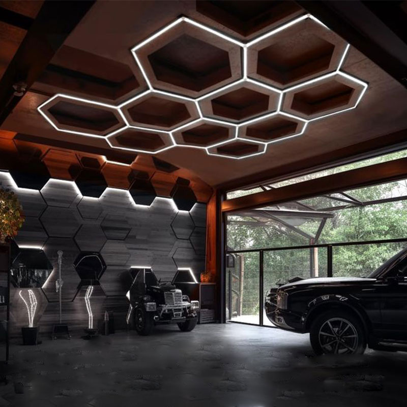 How do you make hexagon LED lights? 8 hexagon lights 1
