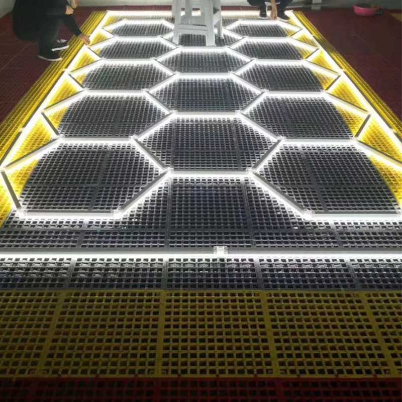 What size LED light for a garage? 9 hexagon lights for garage